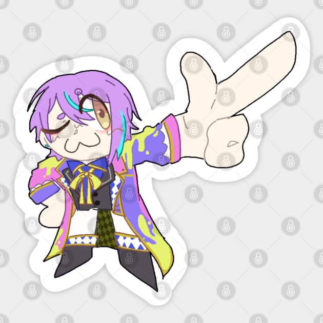 Rui (point) Sticker by WillowTheCat-